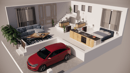 4BHK Economic Elevation thumbnail 2