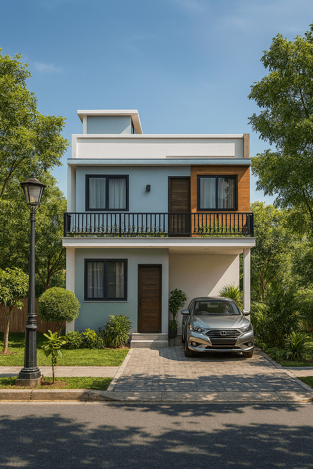 4BHK Economic Elevation - Image 1