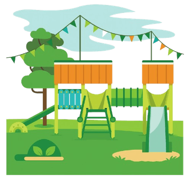 Childrens Park with Playground