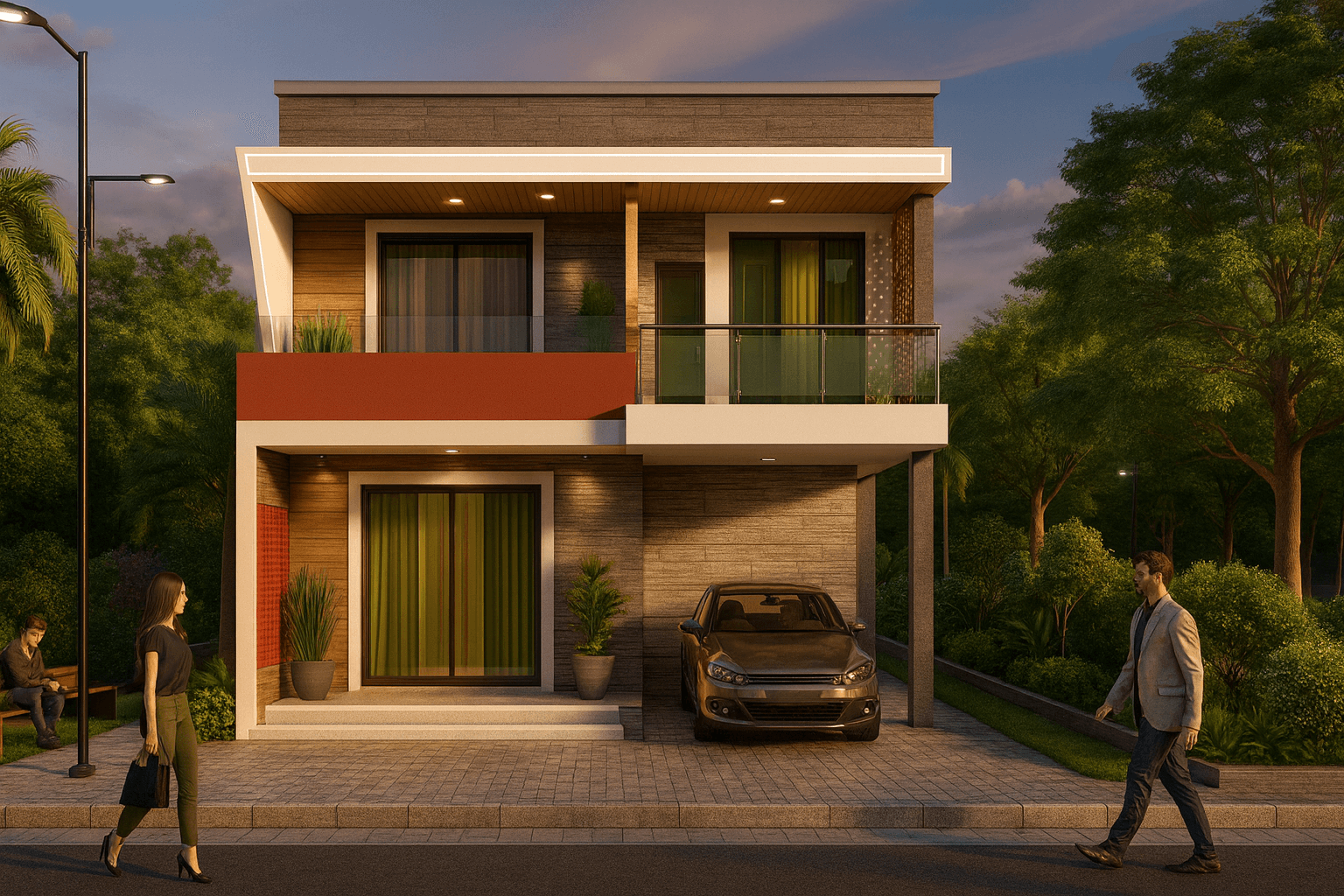 3BHK Premium Elevation - Image 1