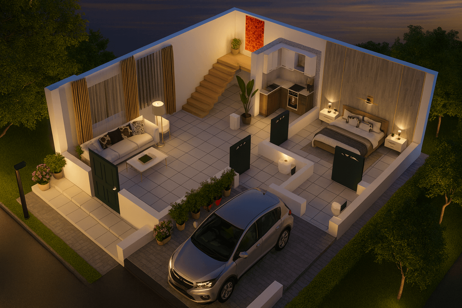 3BHK Premium Elevation - Image 3