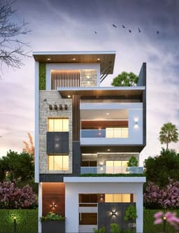5BHK Economic Elevation thumbnail 2