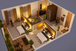 5BHK Economic Elevation thumbnail 3