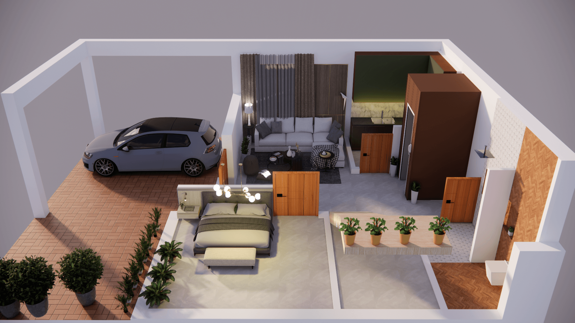 5BHK Economic Elevation - Image 2