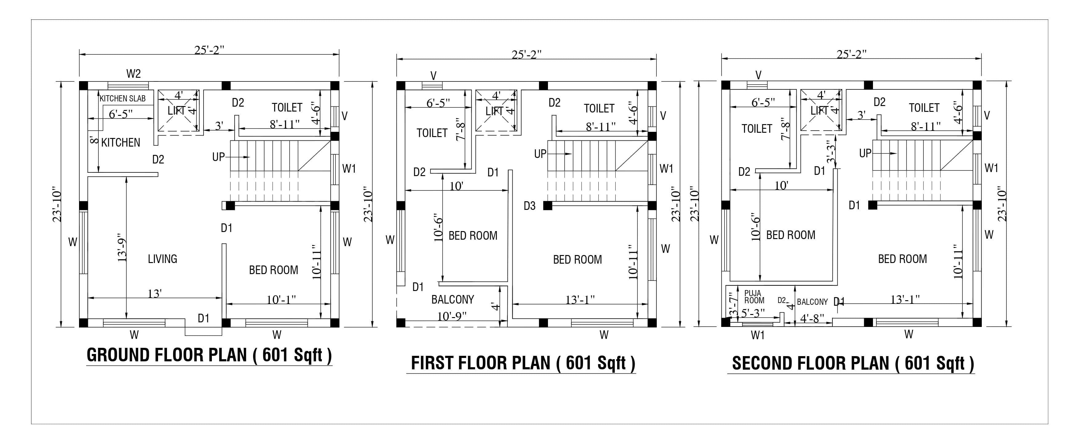 5 BHK floor plan